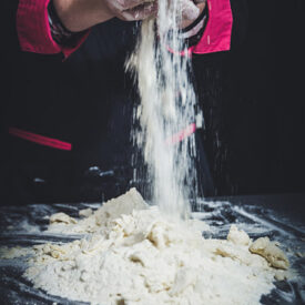 Frosted Ginger Cake with Crystallised Ginger