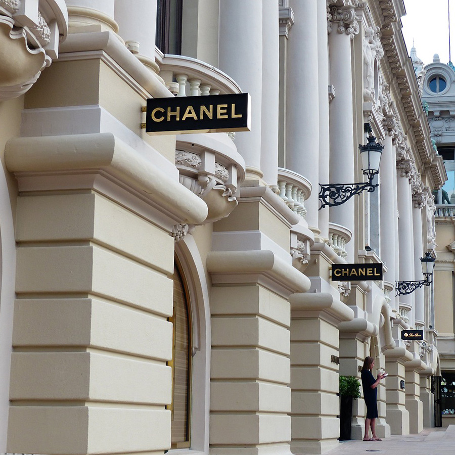 Chanel store in Monaco, Monte Carlo