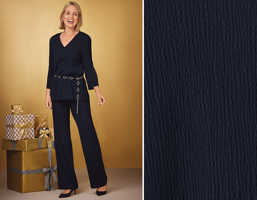 velour crinkle british--made clothing