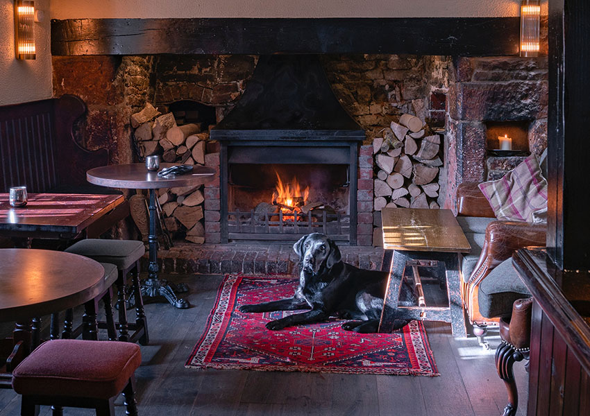 winter pub in The Cotswold