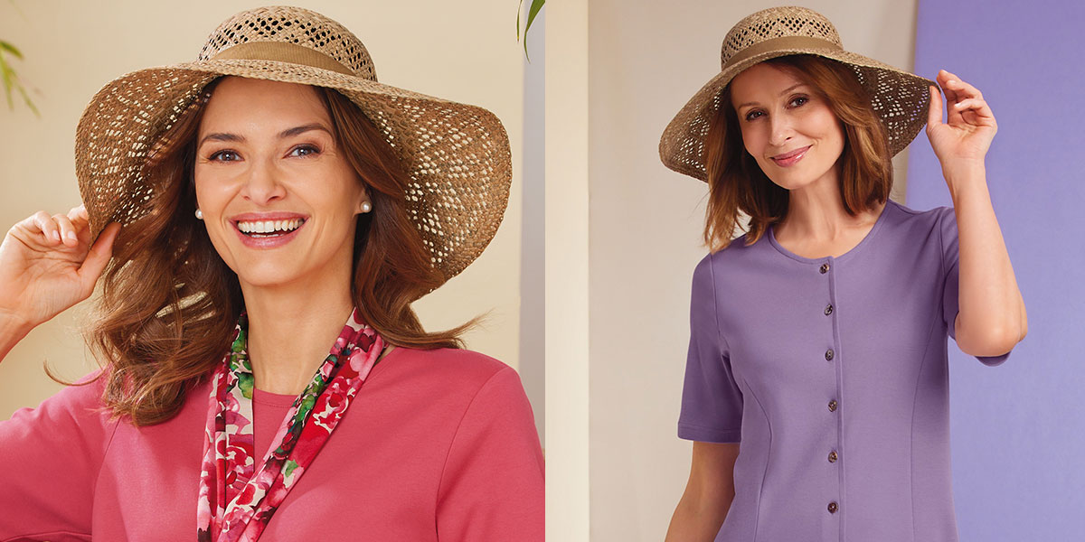 a chic and timeless Italian straw summer hat
