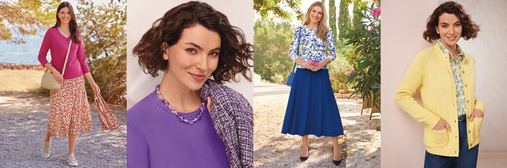 colourful clothing for mature women