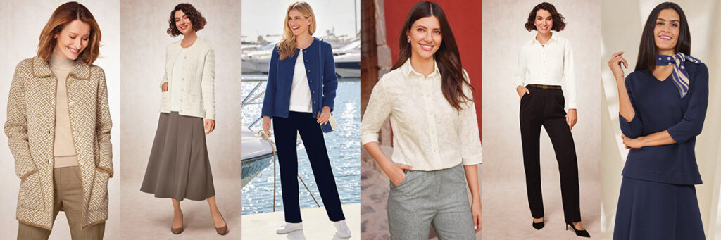 neutral clothing for mature women