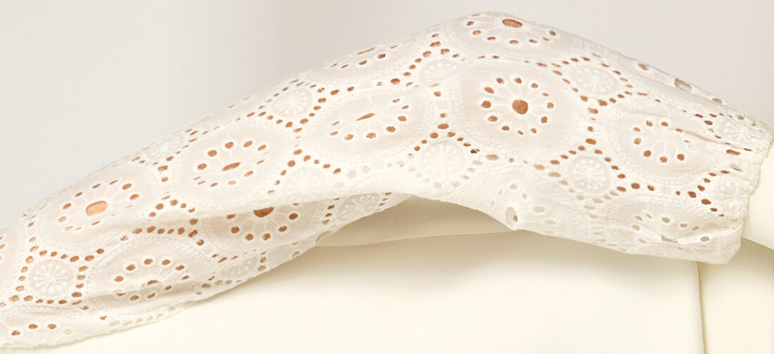 Broderie Anglaise: The Beauty of Pierced Embroidery